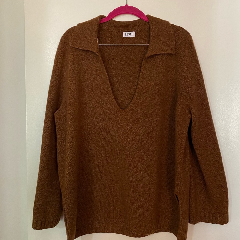 Leset Cashmere Sweat Set Brown